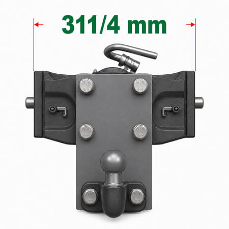 Anhängerbockweite 311mm bis 314mm
