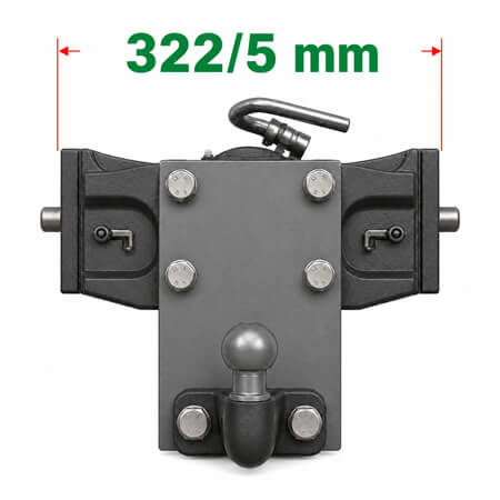Anhängerbockweite 322mm bis 325mm