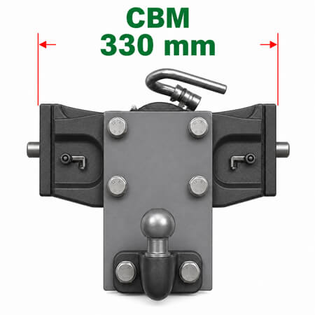 Anhängerbockweite 330mm CBM