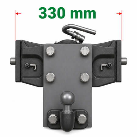 Anhängerbockweite 330mm