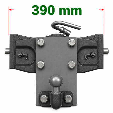 Anhängerbockweite 390mm