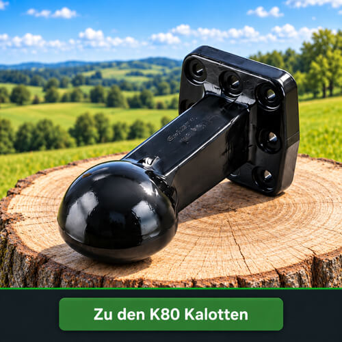 K80 Kalotten für landwirtschaftliche Anhänger