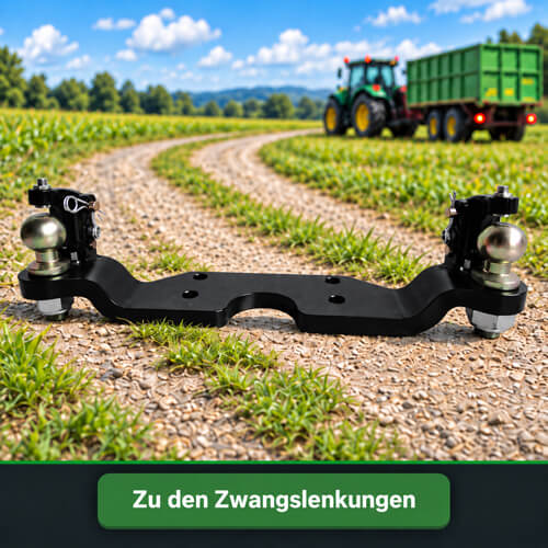Zwangslenkungen für Traktoren und landwirtschaftliche Anhänger